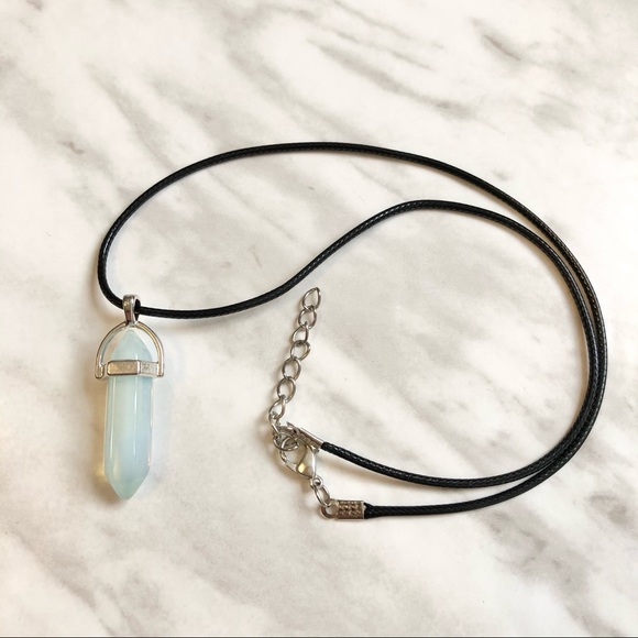 🎉 New Opal Gemstone Pendant adjustable Necklace - Picture 2 of 3